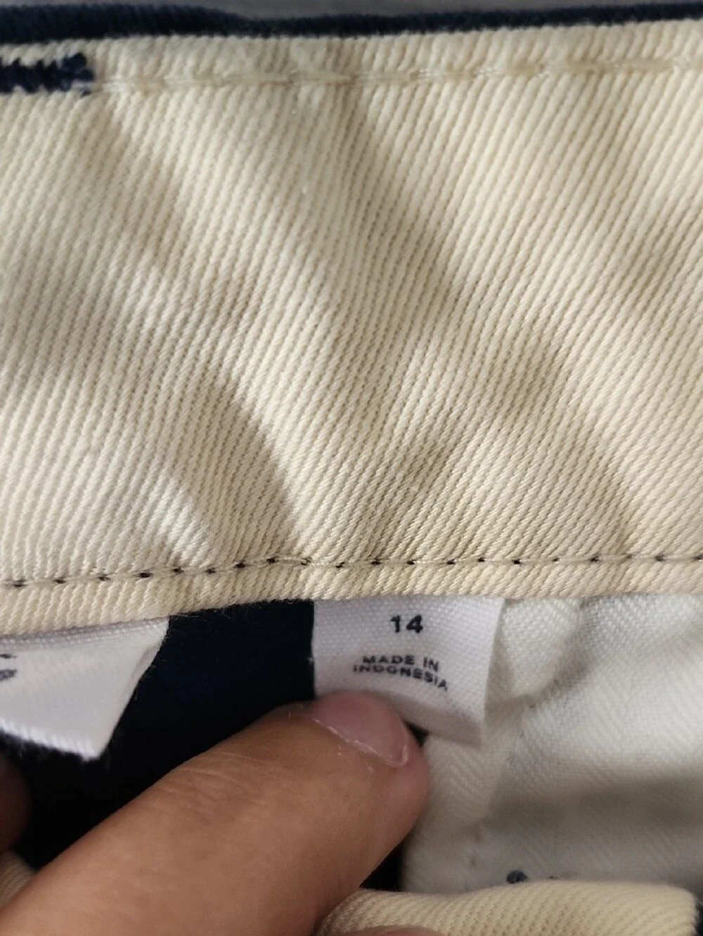 GAP Kids Navy Slim Chinos